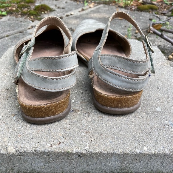 Earthshoe sandals, grey, pointy - Picture 4 of 9